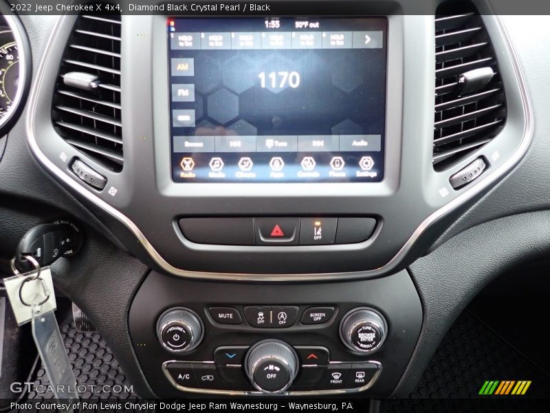 Controls of 2022 Cherokee X 4x4