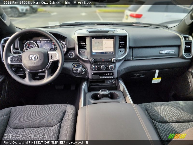  2022 1500 Big Horn Quad Cab 4x4 Black Interior