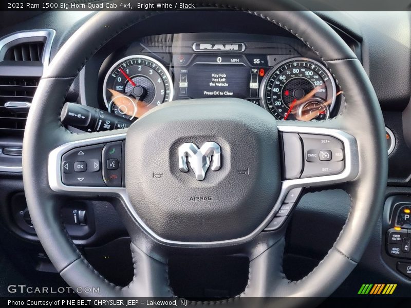  2022 1500 Big Horn Quad Cab 4x4 Steering Wheel