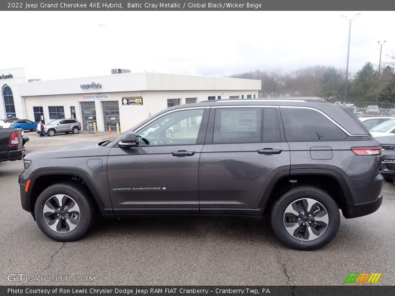 Baltic Gray Metallic / Global Black/Wicker Beige 2022 Jeep Grand Cherokee 4XE Hybrid