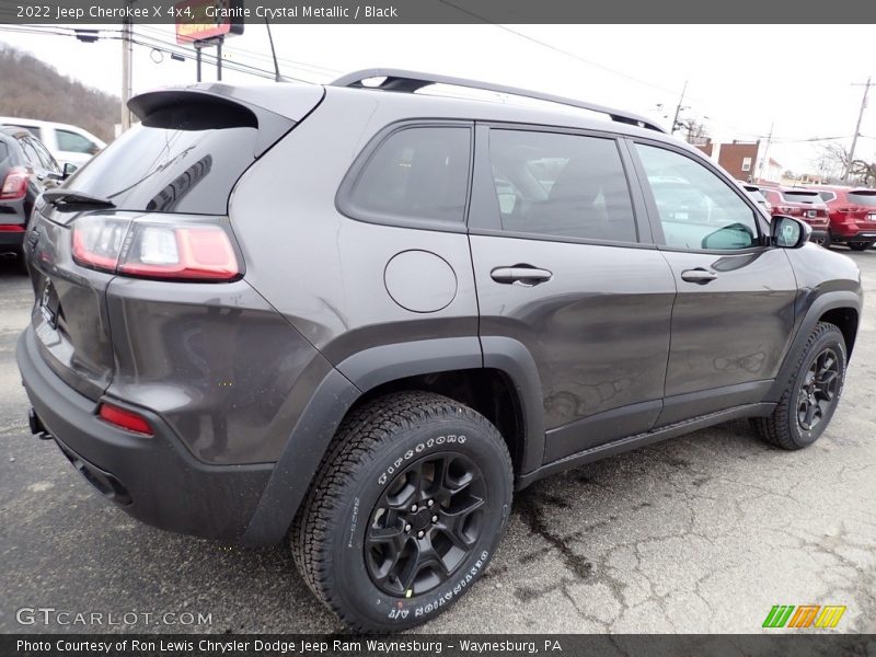 Granite Crystal Metallic / Black 2022 Jeep Cherokee X 4x4
