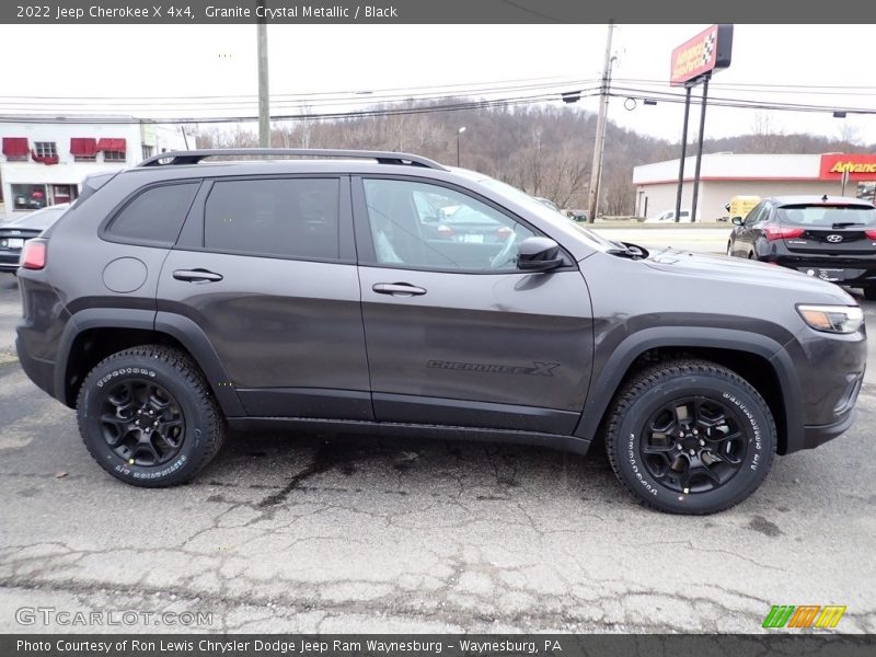 Granite Crystal Metallic / Black 2022 Jeep Cherokee X 4x4