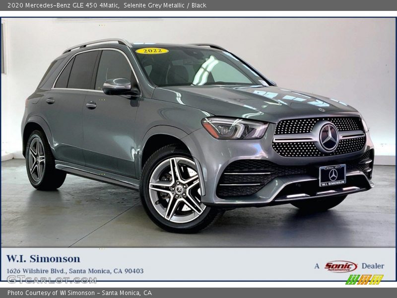 Selenite Grey Metallic / Black 2020 Mercedes-Benz GLE 450 4Matic