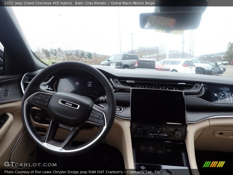Baltic Gray Metallic / Global Black/Wicker Beige 2022 Jeep Grand Cherokee 4XE Hybrid