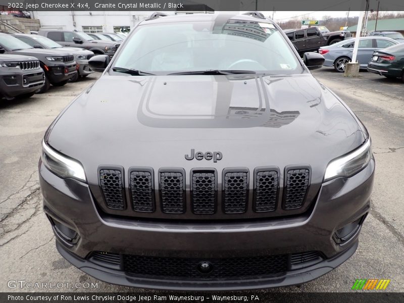 Granite Crystal Metallic / Black 2022 Jeep Cherokee X 4x4