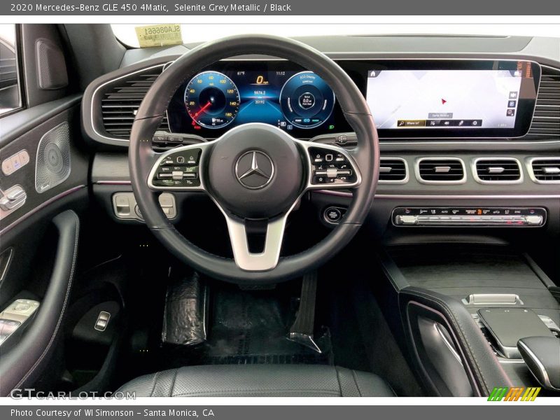 Dashboard of 2020 GLE 450 4Matic