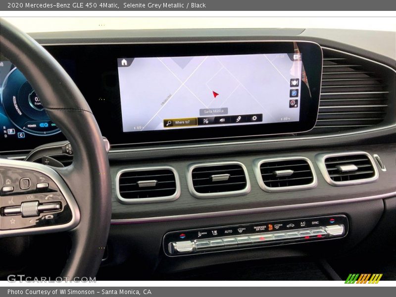 Navigation of 2020 GLE 450 4Matic