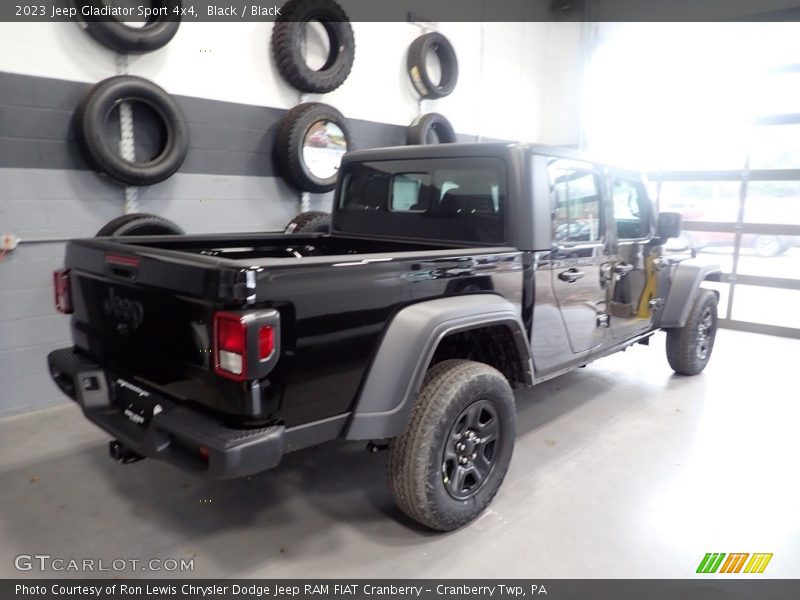 Black / Black 2023 Jeep Gladiator Sport 4x4
