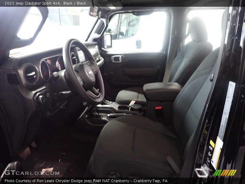 Black / Black 2023 Jeep Gladiator Sport 4x4
