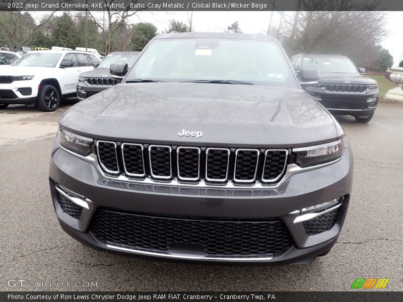Baltic Gray Metallic / Global Black/Wicker Beige 2022 Jeep Grand Cherokee 4XE Hybrid