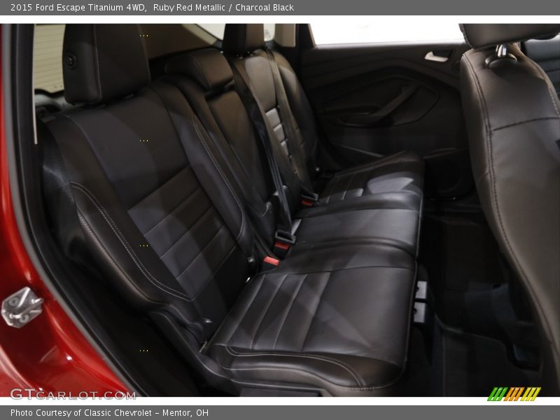 Ruby Red Metallic / Charcoal Black 2015 Ford Escape Titanium 4WD