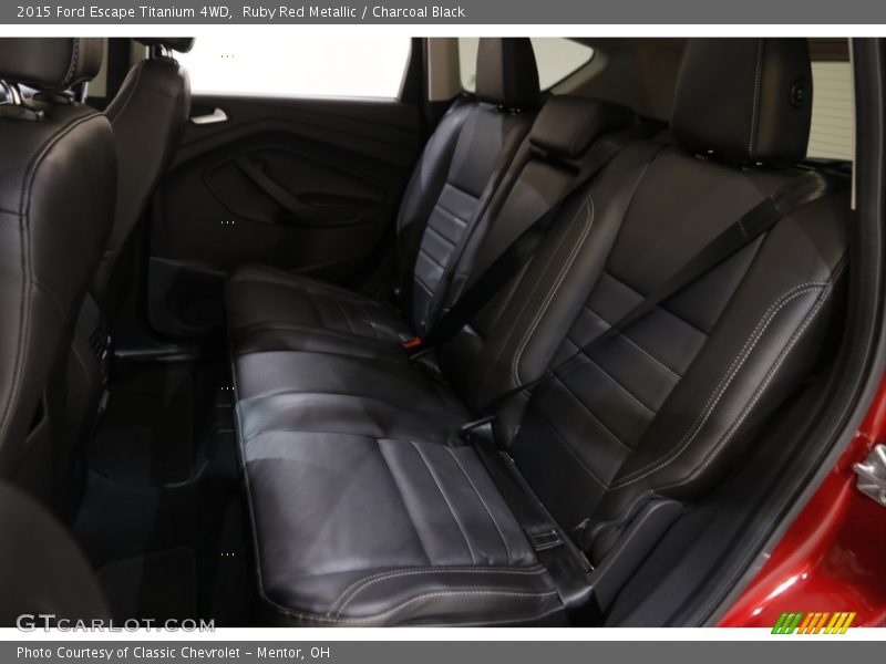 Ruby Red Metallic / Charcoal Black 2015 Ford Escape Titanium 4WD