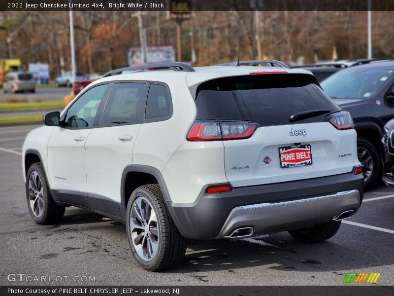 Bright White / Black 2022 Jeep Cherokee Limited 4x4