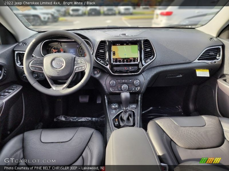Bright White / Black 2022 Jeep Cherokee Limited 4x4