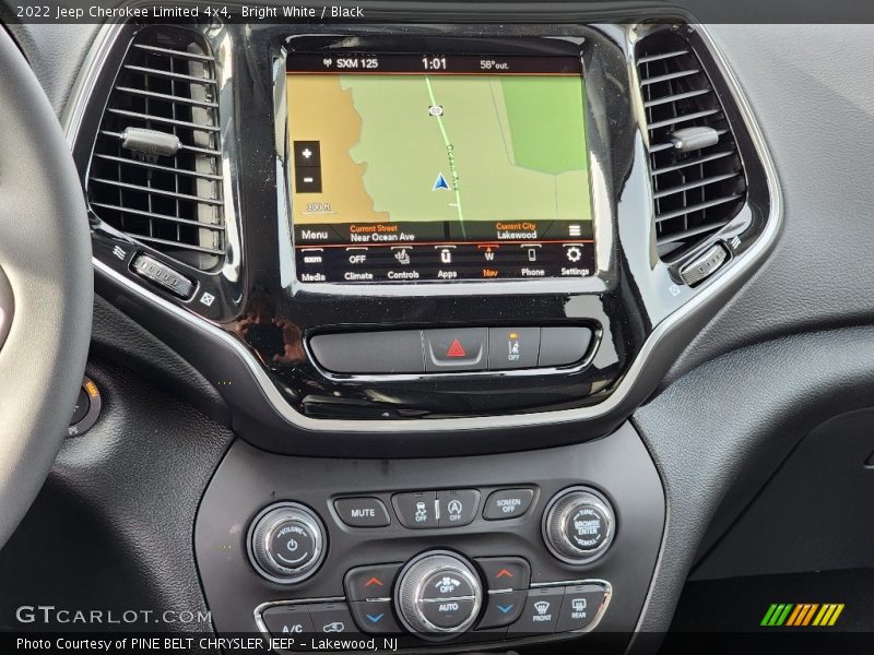 Bright White / Black 2022 Jeep Cherokee Limited 4x4