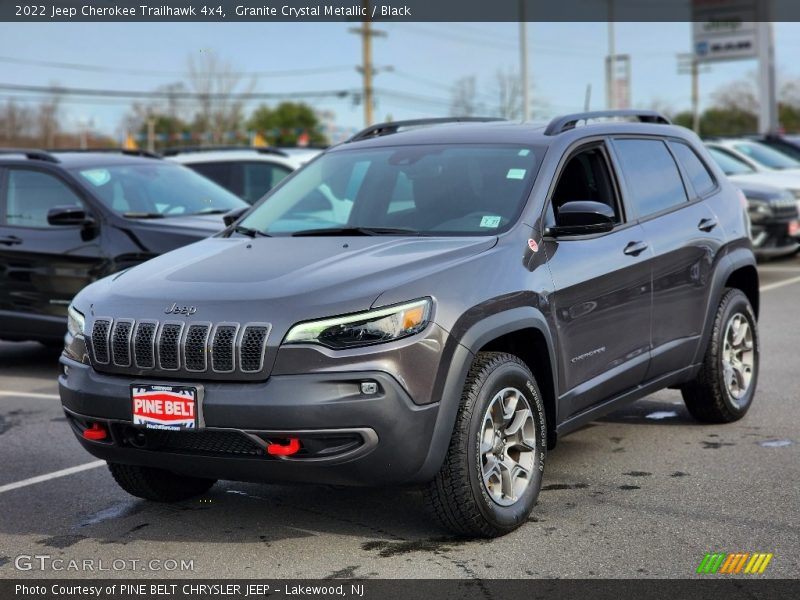 Granite Crystal Metallic / Black 2022 Jeep Cherokee Trailhawk 4x4