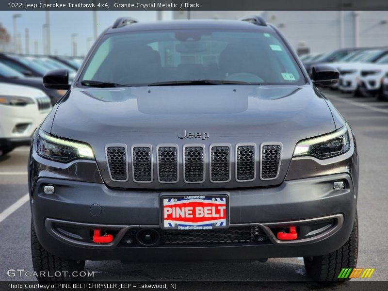 Granite Crystal Metallic / Black 2022 Jeep Cherokee Trailhawk 4x4