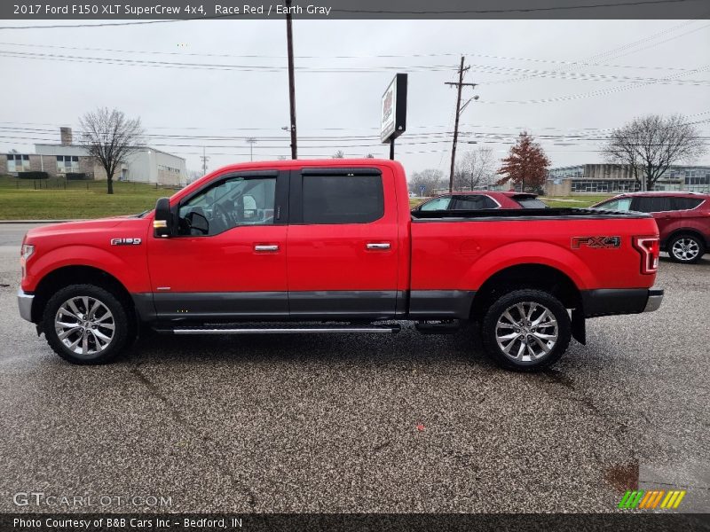 Race Red / Earth Gray 2017 Ford F150 XLT SuperCrew 4x4