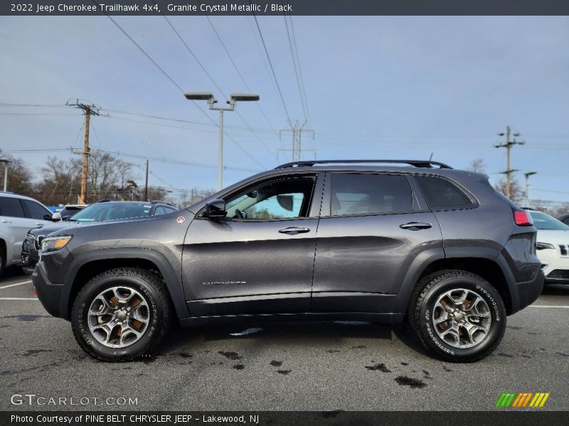 Granite Crystal Metallic / Black 2022 Jeep Cherokee Trailhawk 4x4
