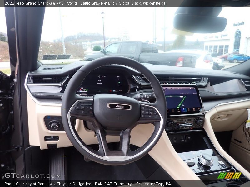 Dashboard of 2022 Grand Cherokee 4XE Hybrid