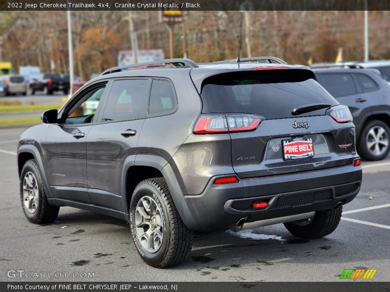Granite Crystal Metallic / Black 2022 Jeep Cherokee Trailhawk 4x4