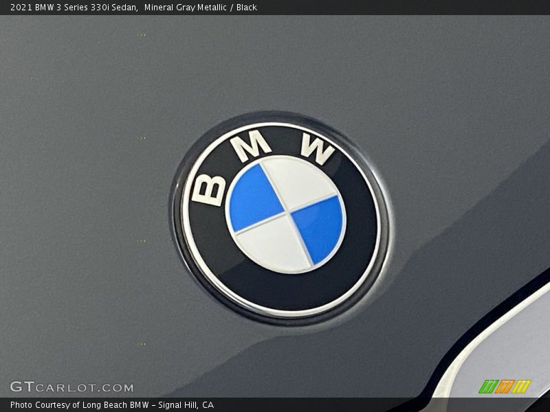 Mineral Gray Metallic / Black 2021 BMW 3 Series 330i Sedan