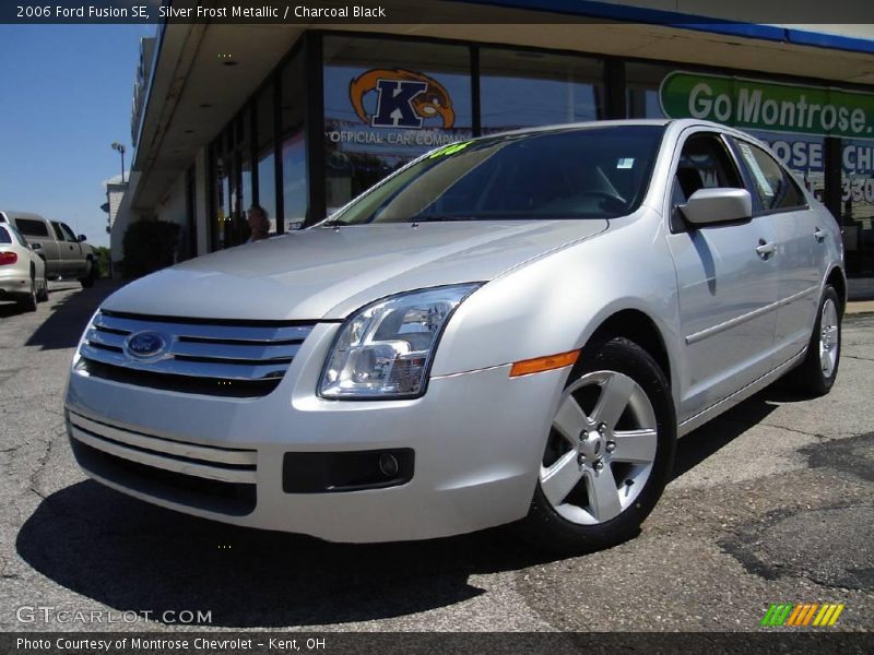 Silver Frost Metallic / Charcoal Black 2006 Ford Fusion SE