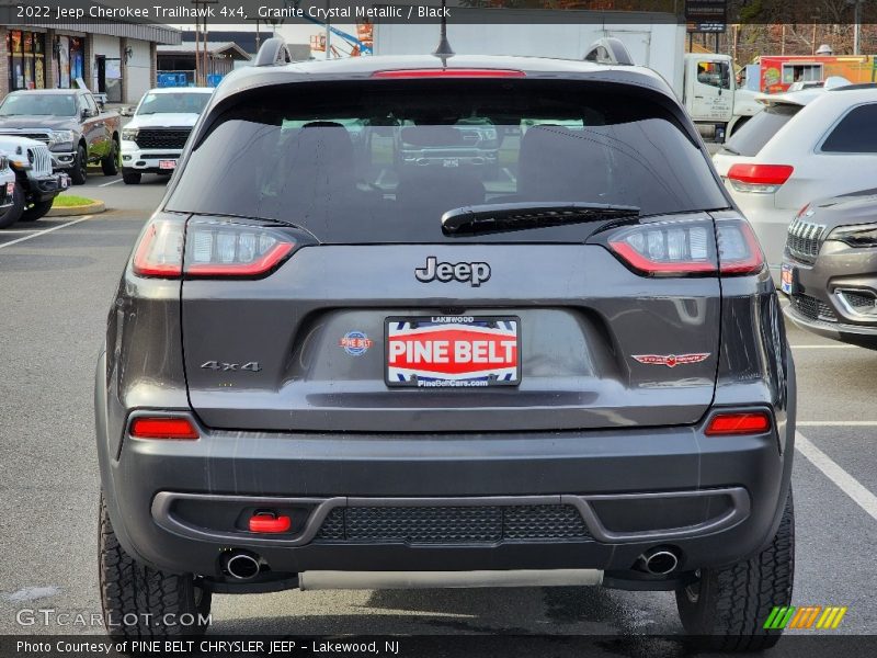 Granite Crystal Metallic / Black 2022 Jeep Cherokee Trailhawk 4x4
