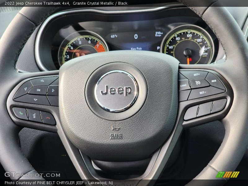 Granite Crystal Metallic / Black 2022 Jeep Cherokee Trailhawk 4x4