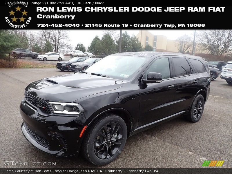 DB Black / Black 2022 Dodge Durango R/T Blacktop AWD