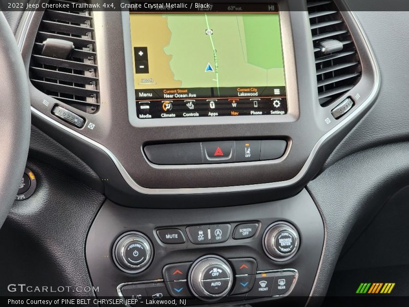 Granite Crystal Metallic / Black 2022 Jeep Cherokee Trailhawk 4x4