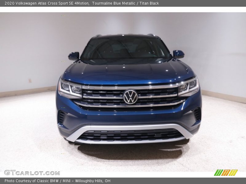 Tourmaline Blue Metallic / Titan Black 2020 Volkswagen Atlas Cross Sport SE 4Motion