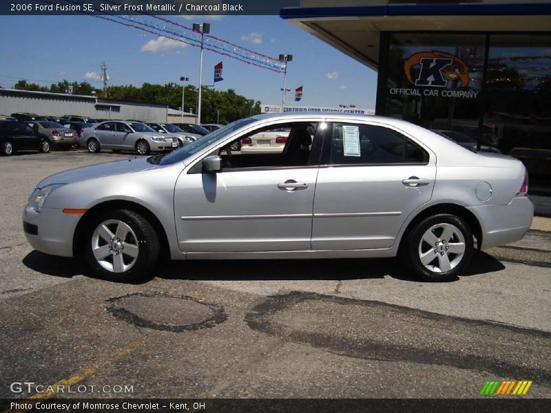 Silver Frost Metallic / Charcoal Black 2006 Ford Fusion SE