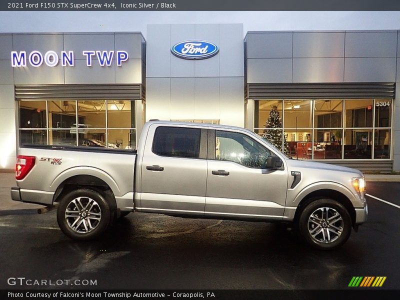 Iconic Silver / Black 2021 Ford F150 STX SuperCrew 4x4