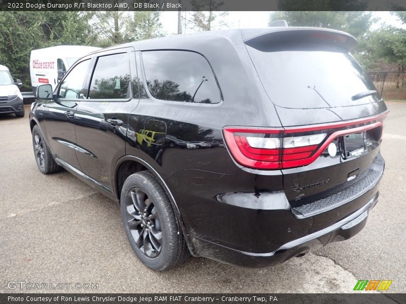 DB Black / Black 2022 Dodge Durango R/T Blacktop AWD