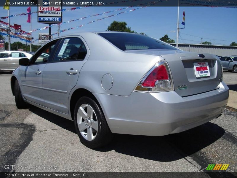 Silver Frost Metallic / Charcoal Black 2006 Ford Fusion SE