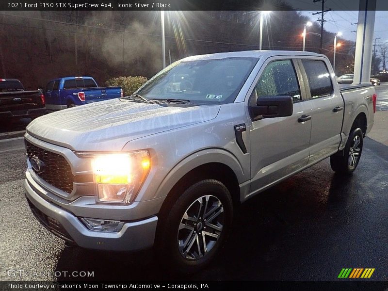 Iconic Silver / Black 2021 Ford F150 STX SuperCrew 4x4