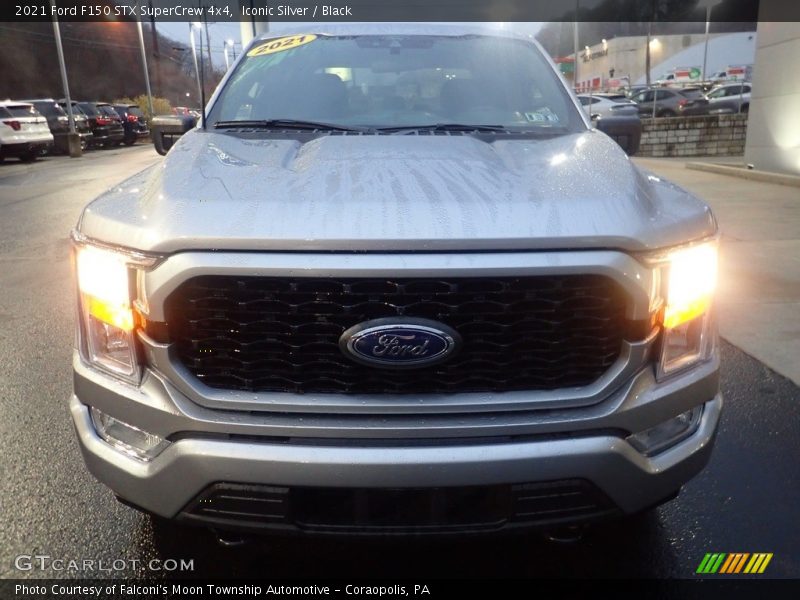 Iconic Silver / Black 2021 Ford F150 STX SuperCrew 4x4