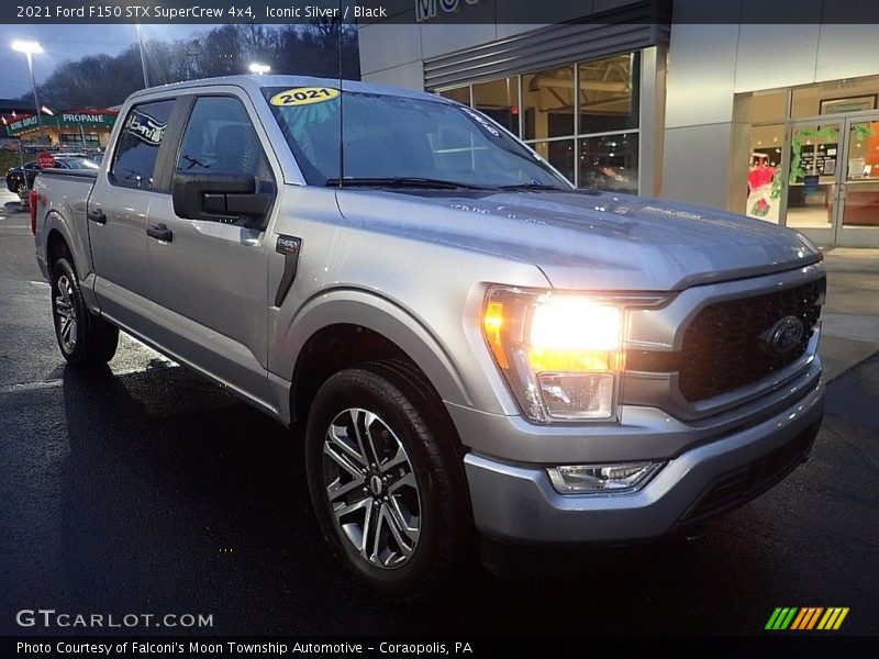 Iconic Silver / Black 2021 Ford F150 STX SuperCrew 4x4