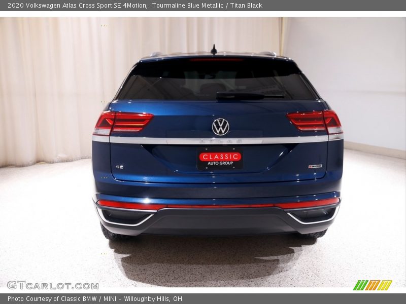 Tourmaline Blue Metallic / Titan Black 2020 Volkswagen Atlas Cross Sport SE 4Motion