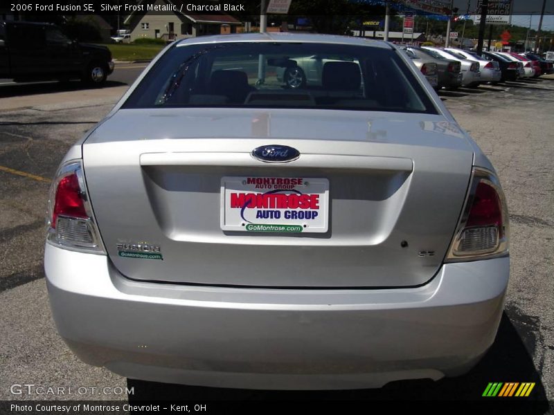 Silver Frost Metallic / Charcoal Black 2006 Ford Fusion SE