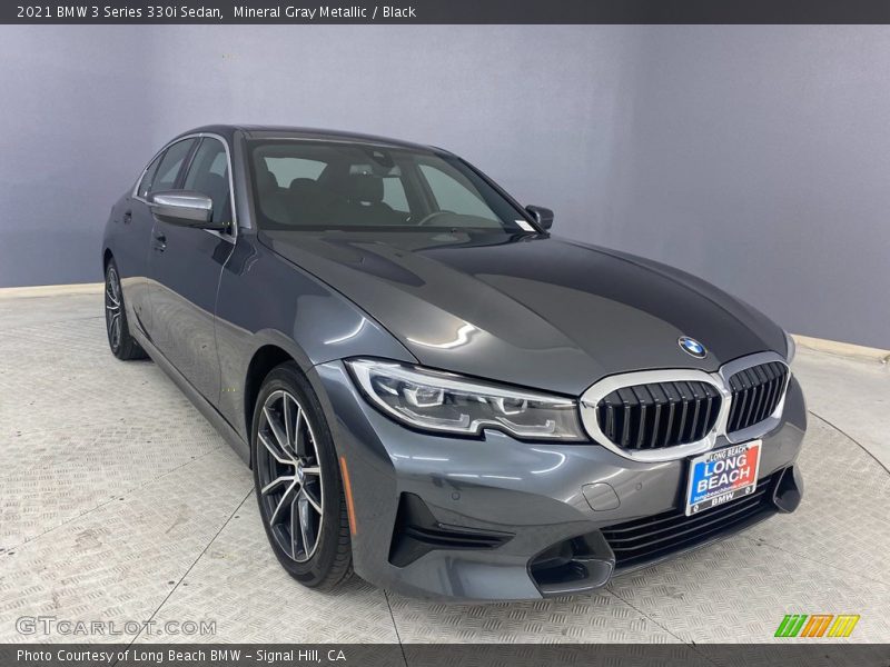 Mineral Gray Metallic / Black 2021 BMW 3 Series 330i Sedan
