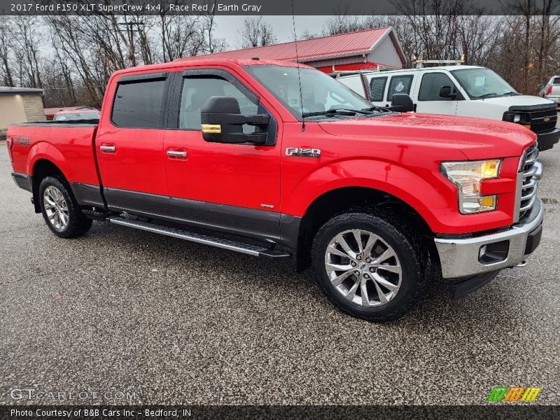 Race Red / Earth Gray 2017 Ford F150 XLT SuperCrew 4x4