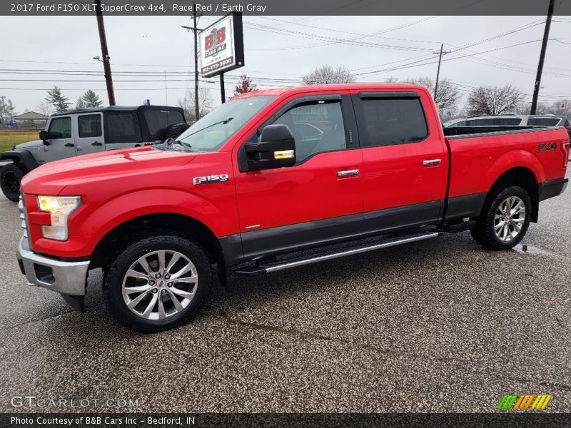 Race Red / Earth Gray 2017 Ford F150 XLT SuperCrew 4x4