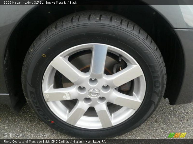 Smoke Metallic / Black 2006 Nissan Maxima 3.5 SL