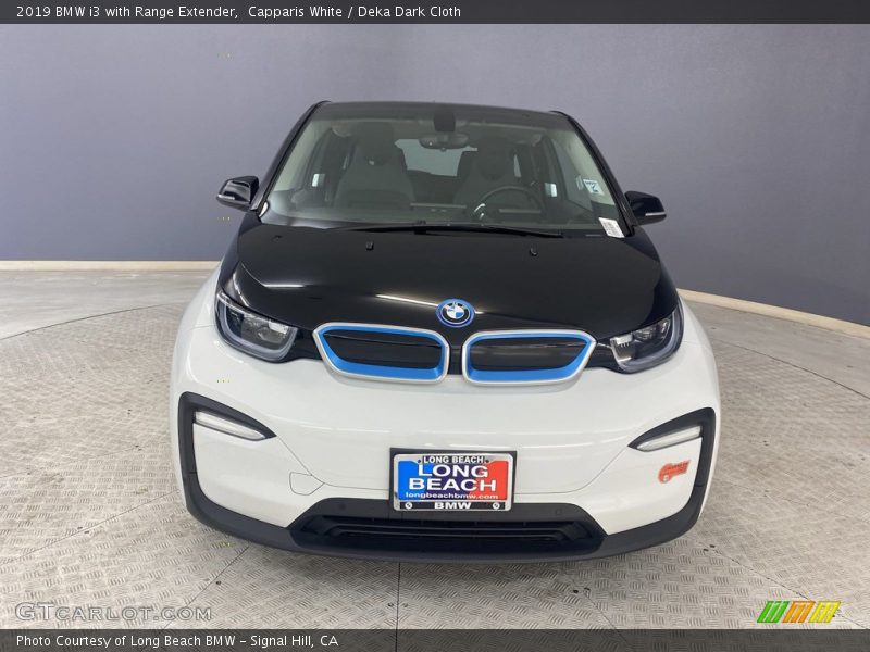 Capparis White / Deka Dark Cloth 2019 BMW i3 with Range Extender