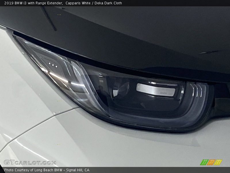 Capparis White / Deka Dark Cloth 2019 BMW i3 with Range Extender