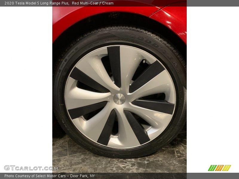 Red Multi-Coat / Cream 2020 Tesla Model S Long Range Plus