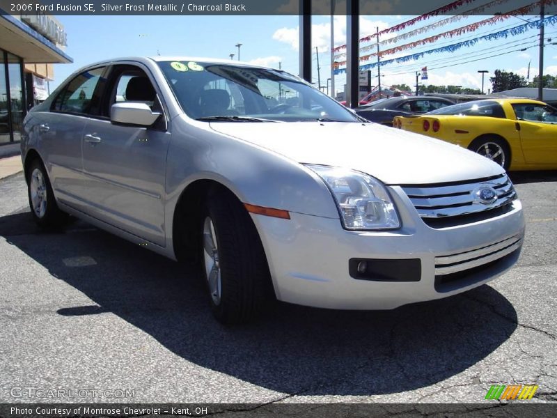 Silver Frost Metallic / Charcoal Black 2006 Ford Fusion SE