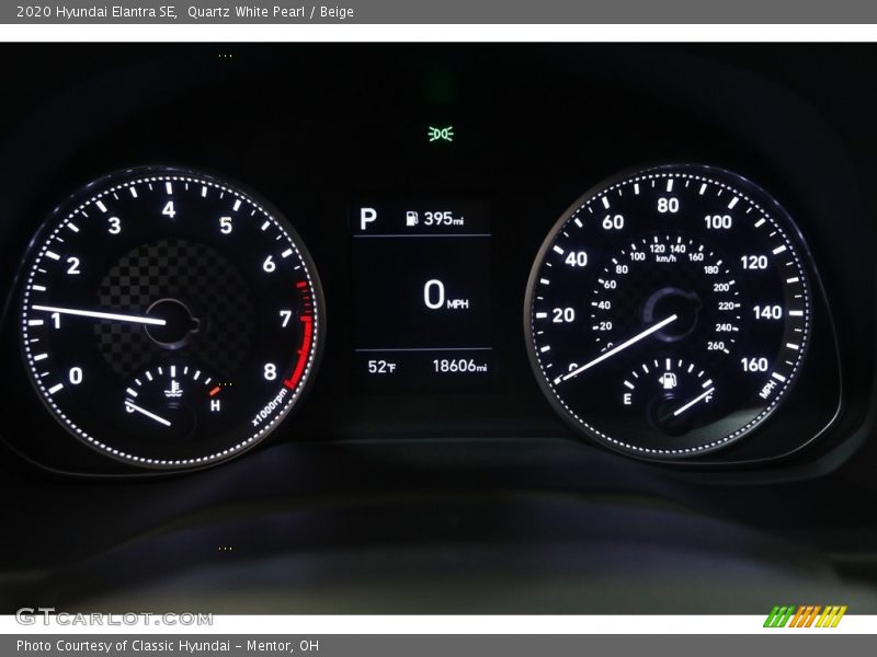 Quartz White Pearl / Beige 2020 Hyundai Elantra SE